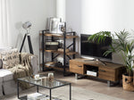 TV-Möbel TIMBER Dunkelbraun