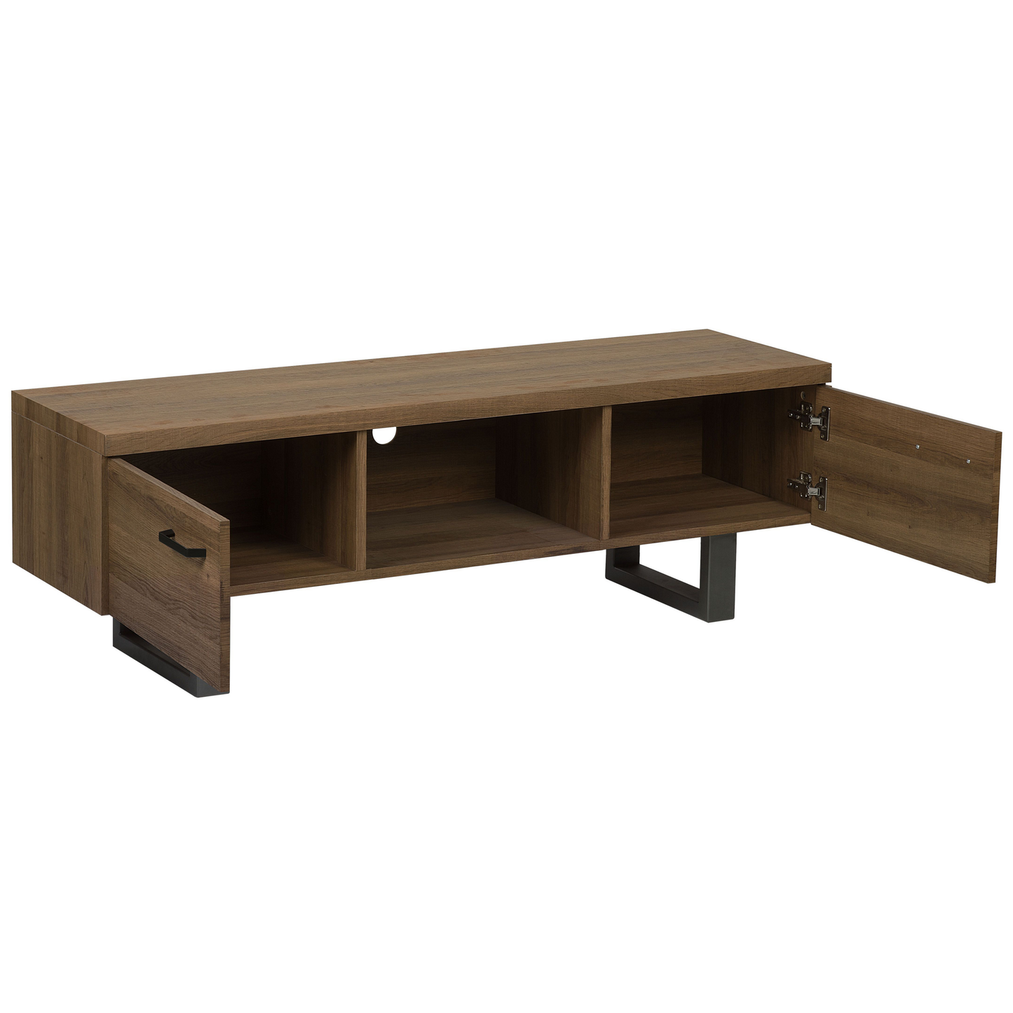 TV-Möbel TIMBER Dunkelbraun