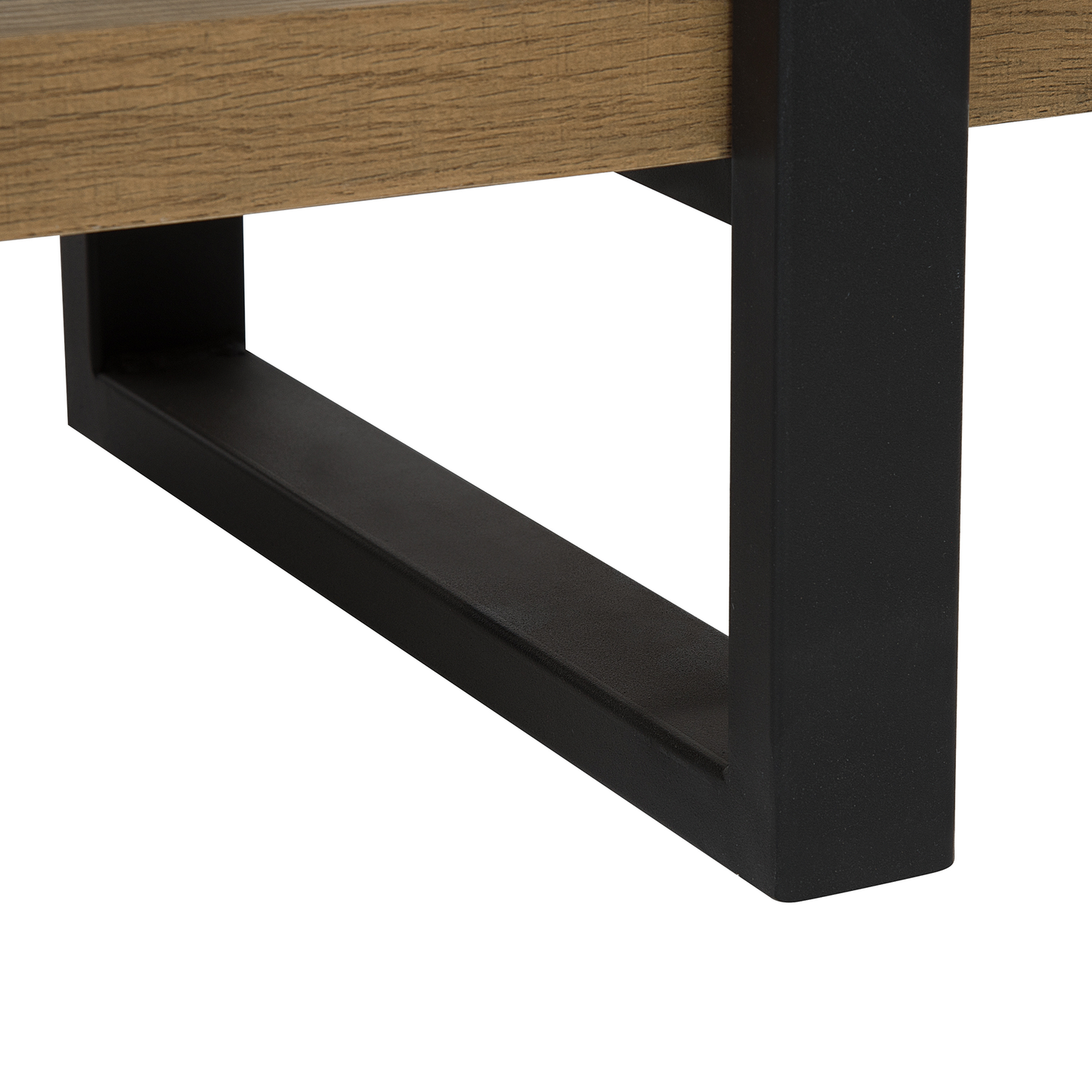 Bücherregal mit 3 Fächern TIMBER 111 cm Dunkelbraun
