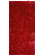 Teppich rot 80 x 150 cm Shaggy EVREN