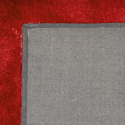 Teppich rot 80 x 150 cm Shaggy EVREN