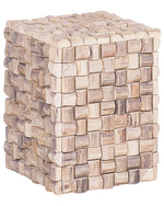 Beistelltisch CAJEME Teakholz Hellbraun