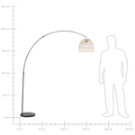Stehlampe GUAVIARE Rattan Beige