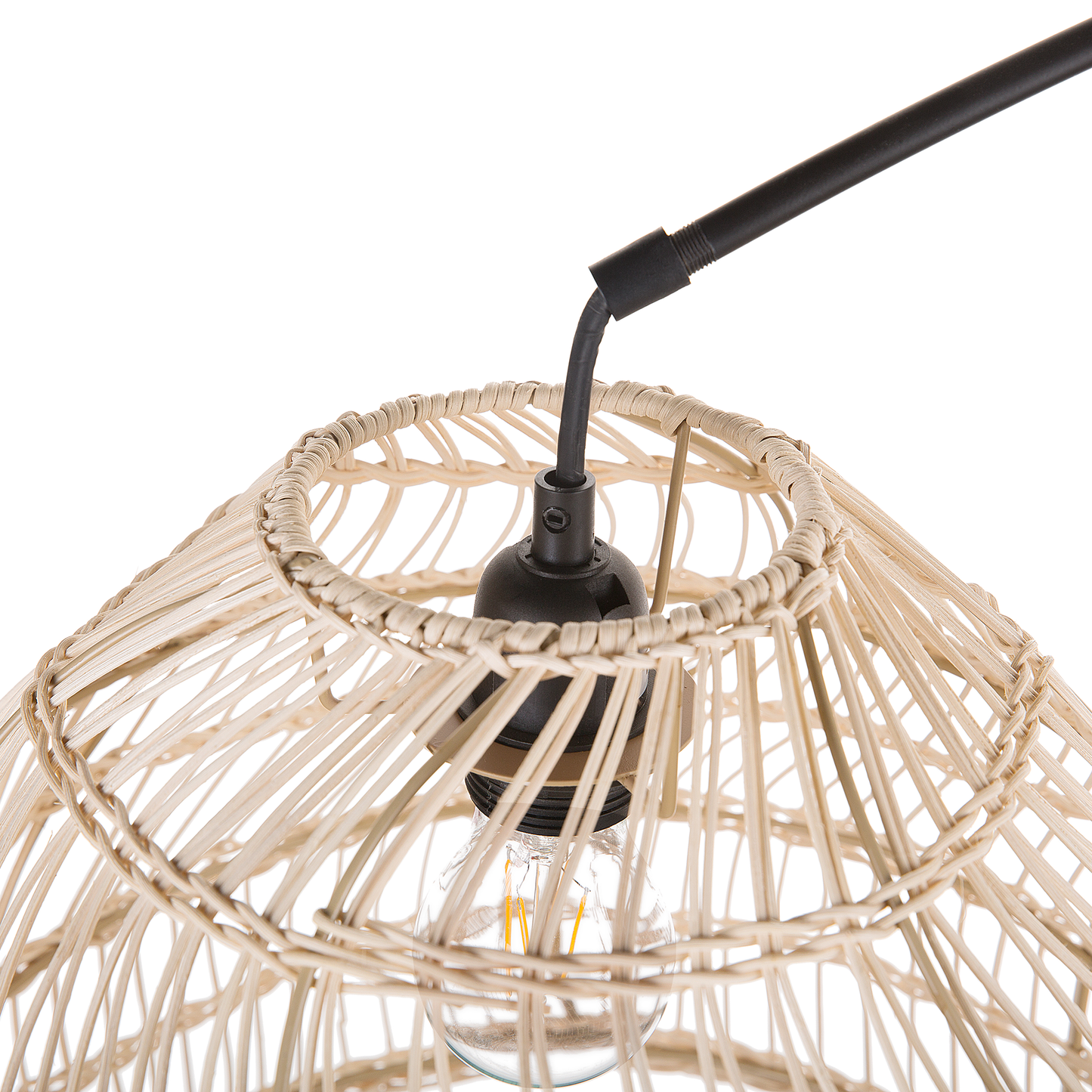 Stehlampe GUAVIARE Rattan Beige