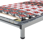 Lattenrost manuell verstellbar 2er Set STAR 180 x 200 cm Hellgrau
