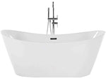 Badewanne freistehend weiss oval 180 x 78 cm ANTIGUA