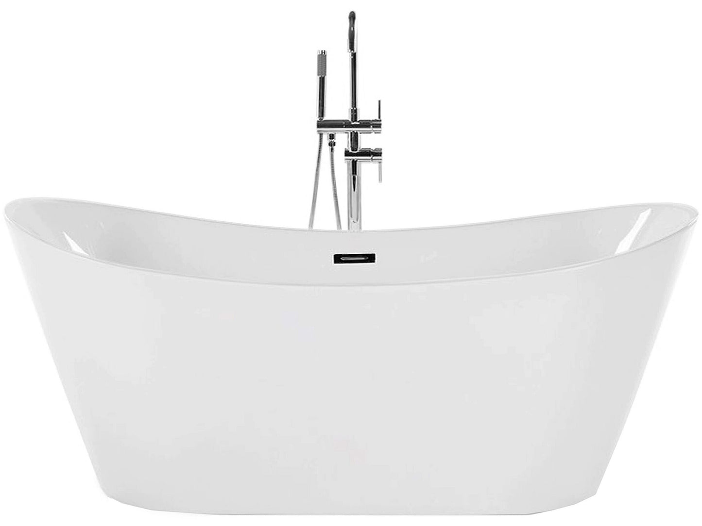 Badewanne freistehend weiss oval 180 x 78 cm ANTIGUA