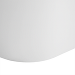 Badewanne freistehend weiss oval 180 x 78 cm ANTIGUA
