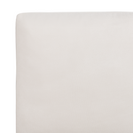 Bett mit Lattenrost Chenillegewebe MELLE 180 x 200 cm Hellbeige