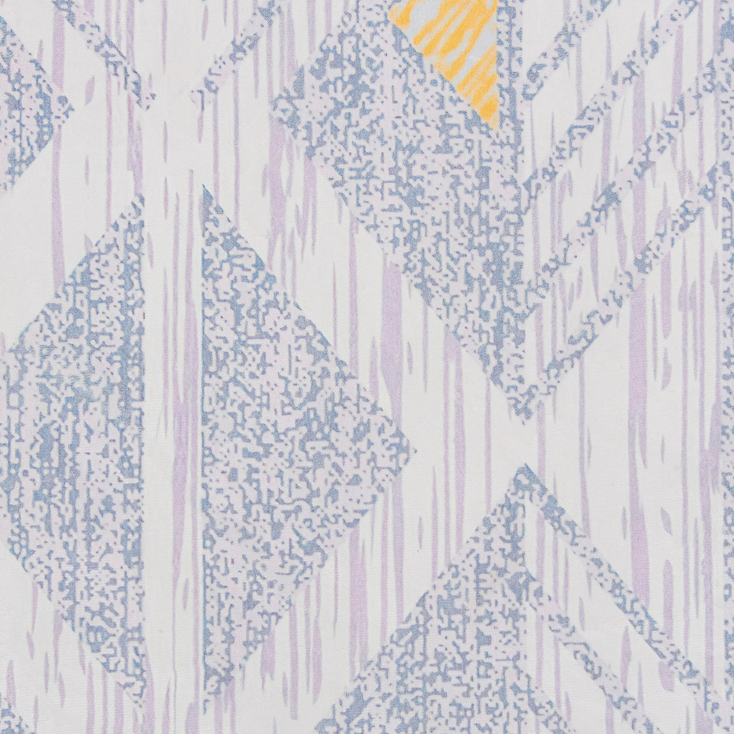 Teppich grau-gelb 140 x 200 cm geometrisches Muster Kurzflor KARGI