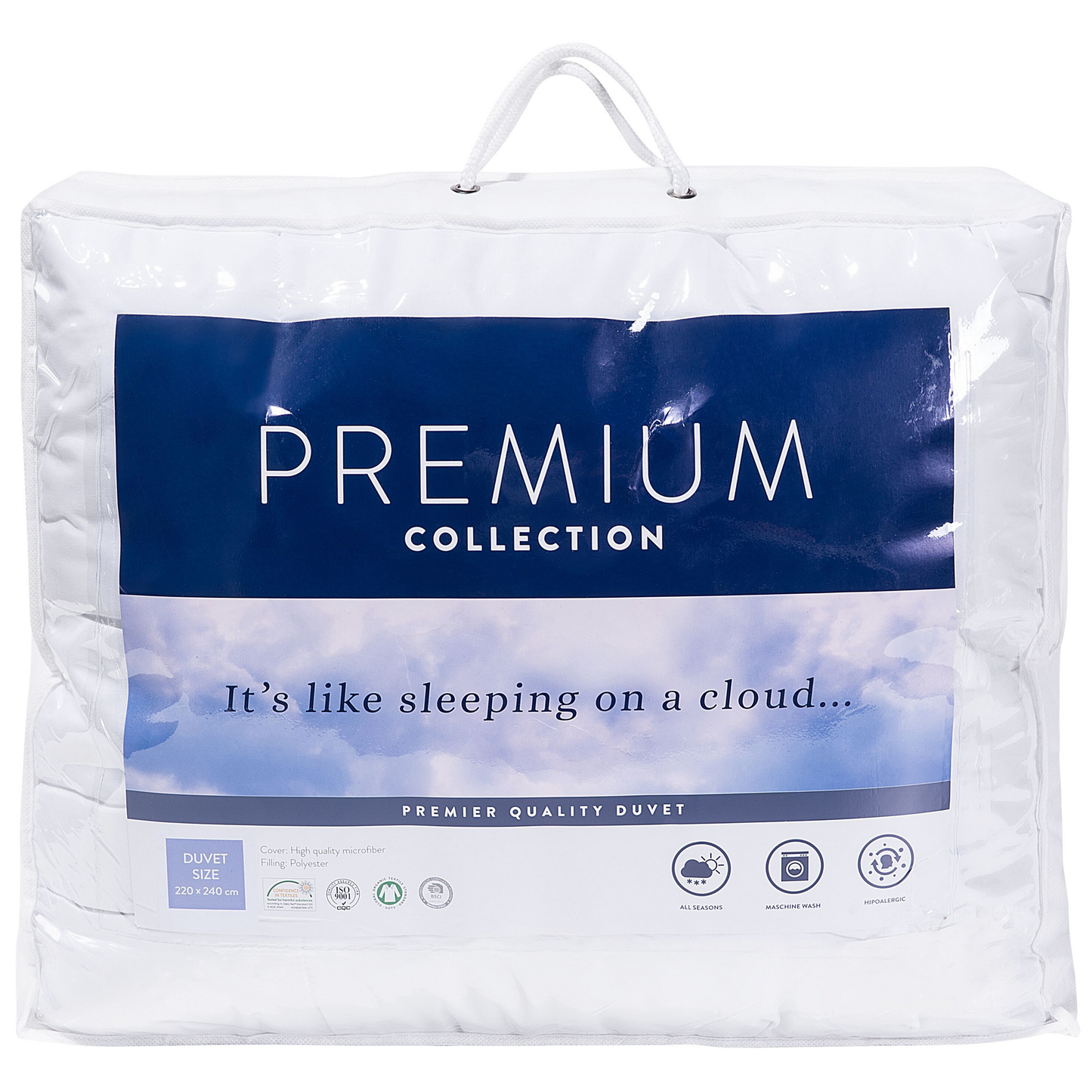 Extra warme Bettdecke Winter LEMBERG Polyester 200 x 220 cm
