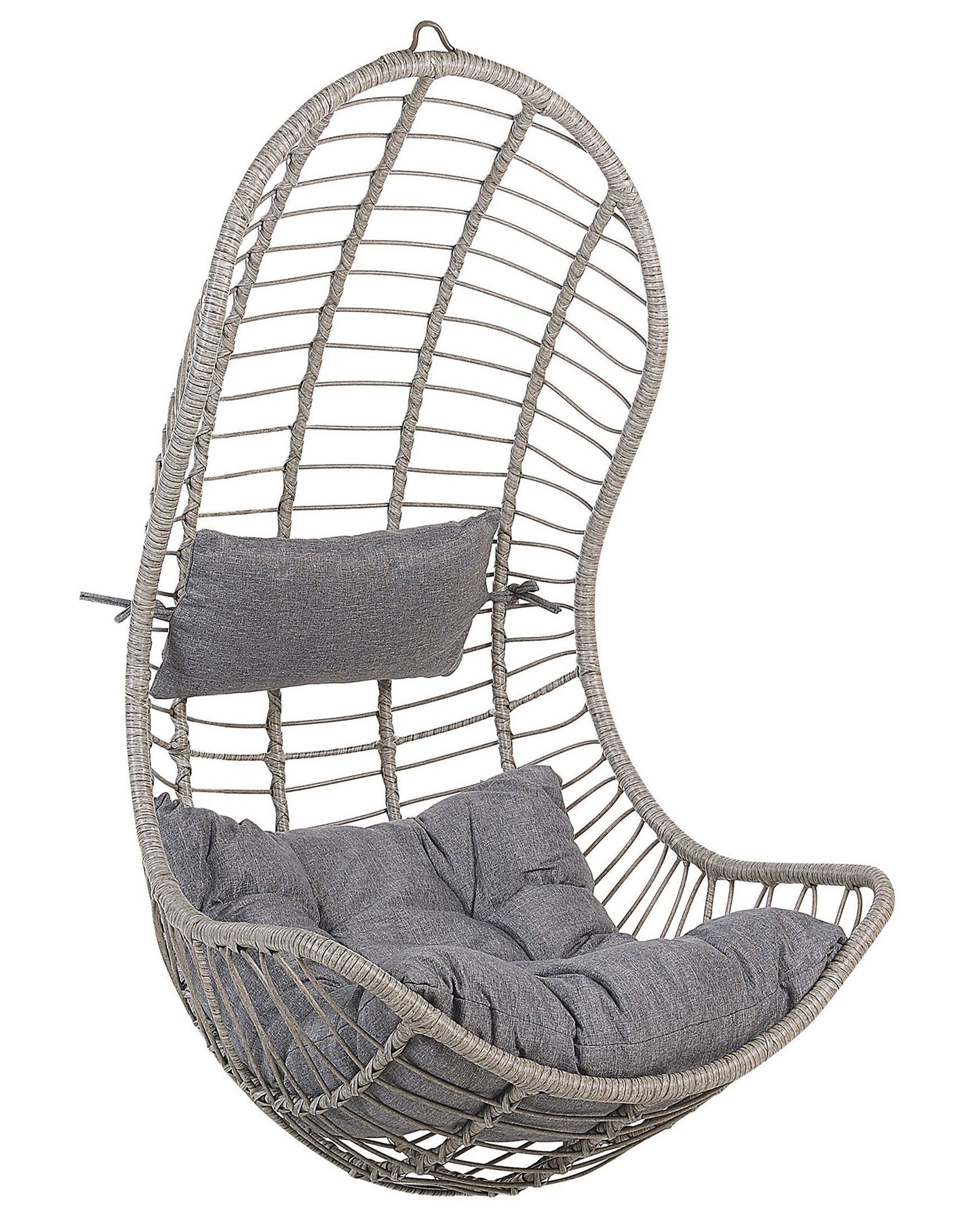 Hängesessel PINETO Polyrattan Grau