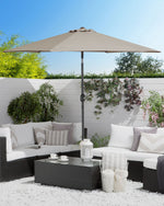 Marktschirm 270 cm VARESE Taupe