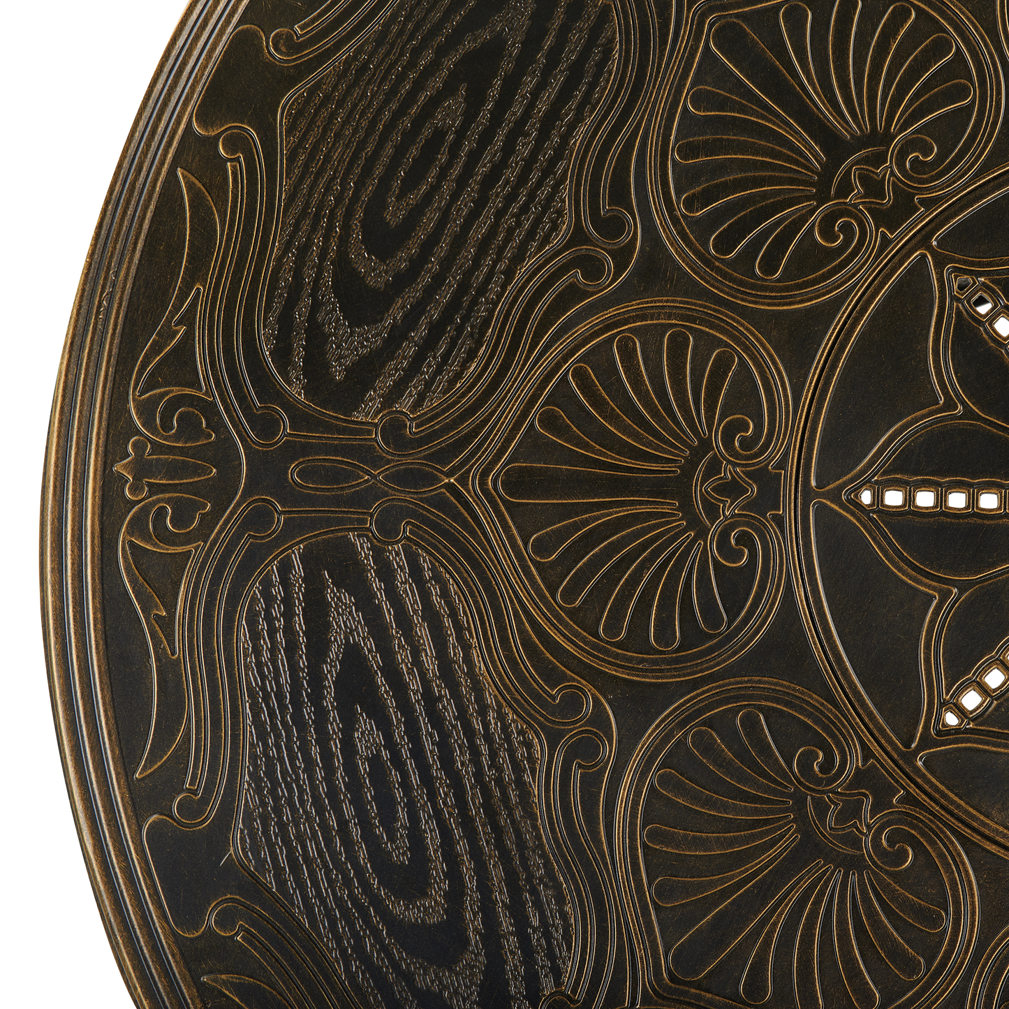 Gartenmöbel Set 4-Sitzer SAPRI inkl. Kissen Metall Dunkelbraun