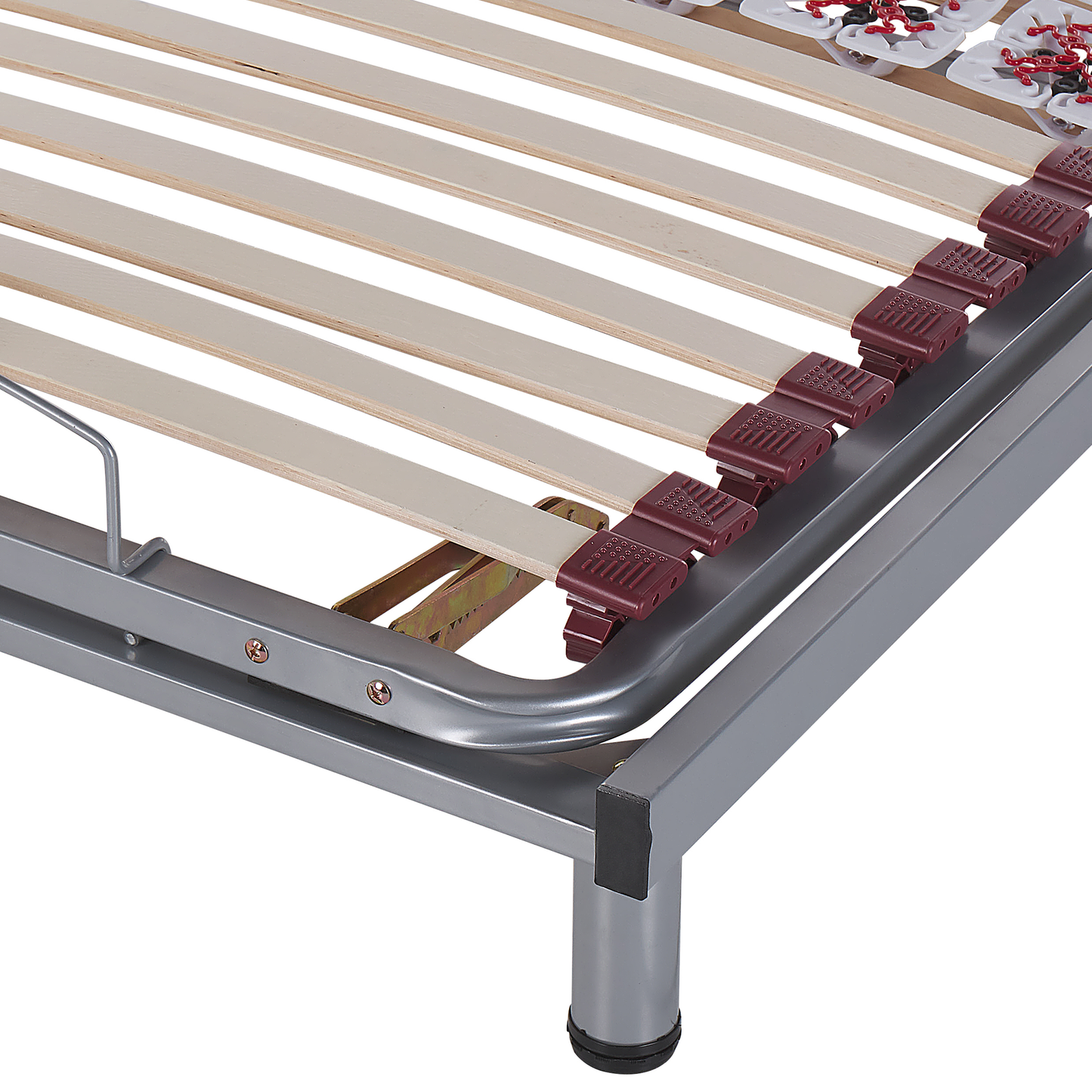 Lattenrost manuell verstellbar 2er Set MOON 180 x 200 cm Dunkelgrau