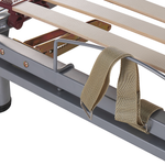 Lattenrost manuell verstellbar 2er Set MOON 180 x 200 cm Dunkelgrau