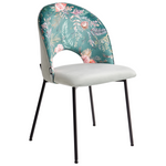 Esszimmerstuhl 2er Set COVELO Samtstoff Mintgrün