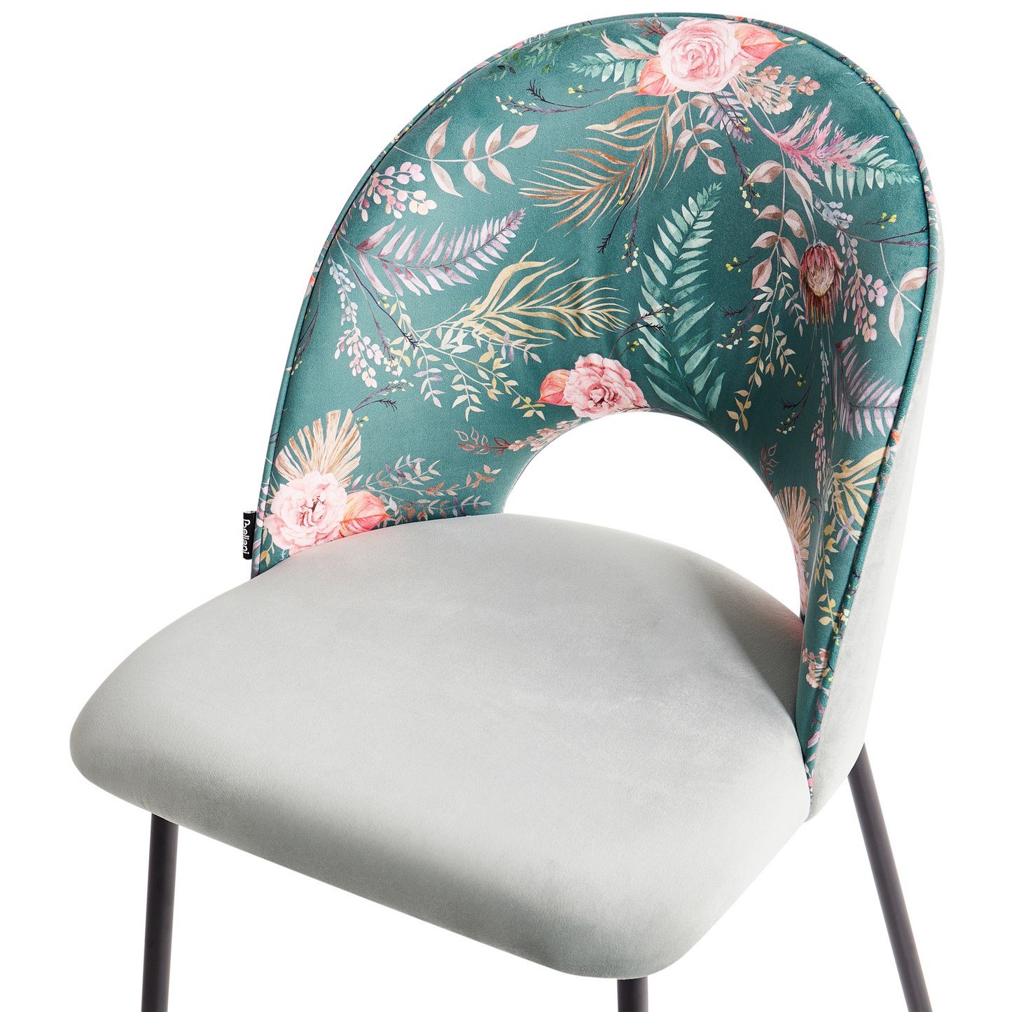 Esszimmerstuhl 2er Set COVELO Samtstoff Mintgrün