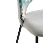 Esszimmerstuhl 2er Set COVELO Samtstoff Mintgrün