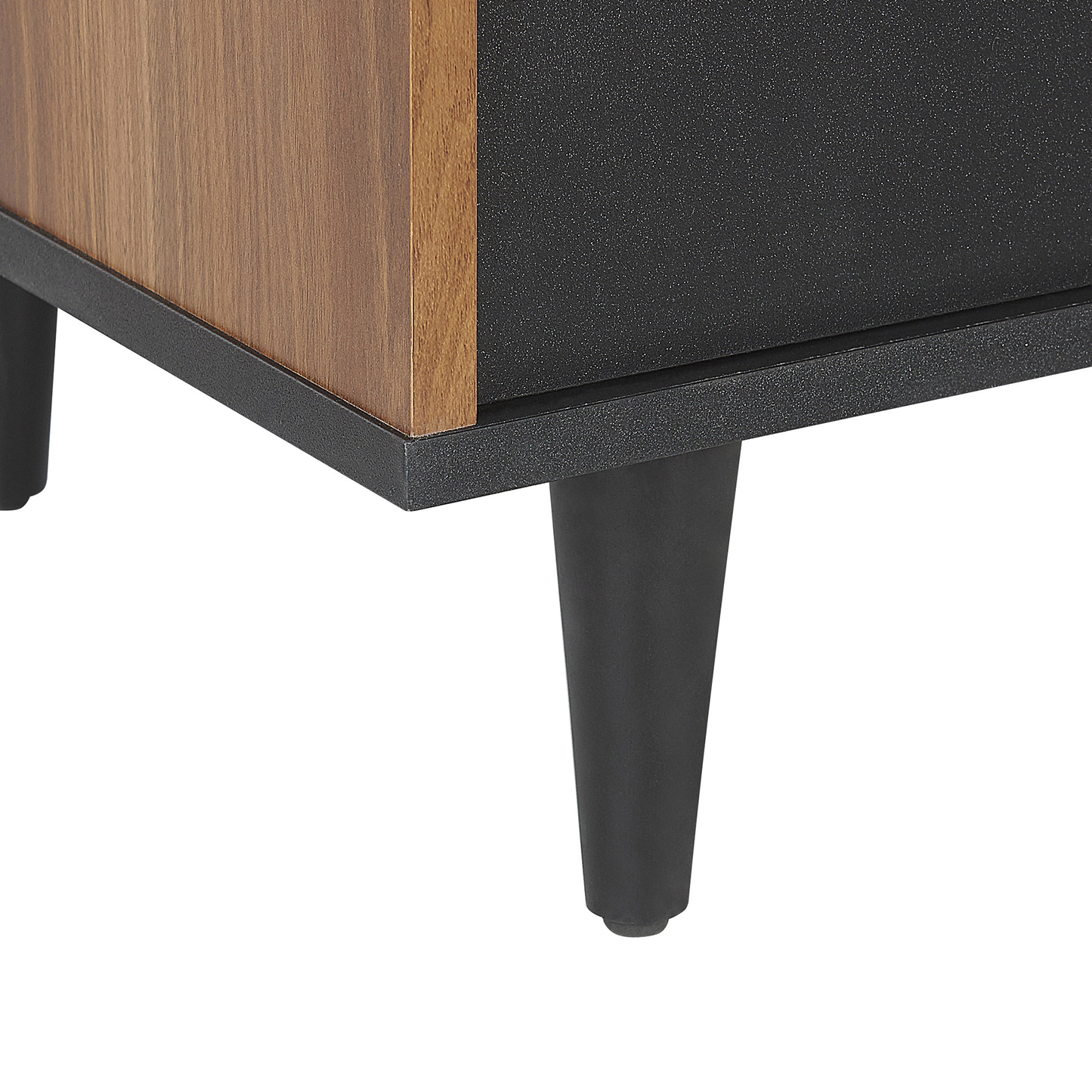 Sideboard mit 2 Türen KURO 74 cm Schwarz
