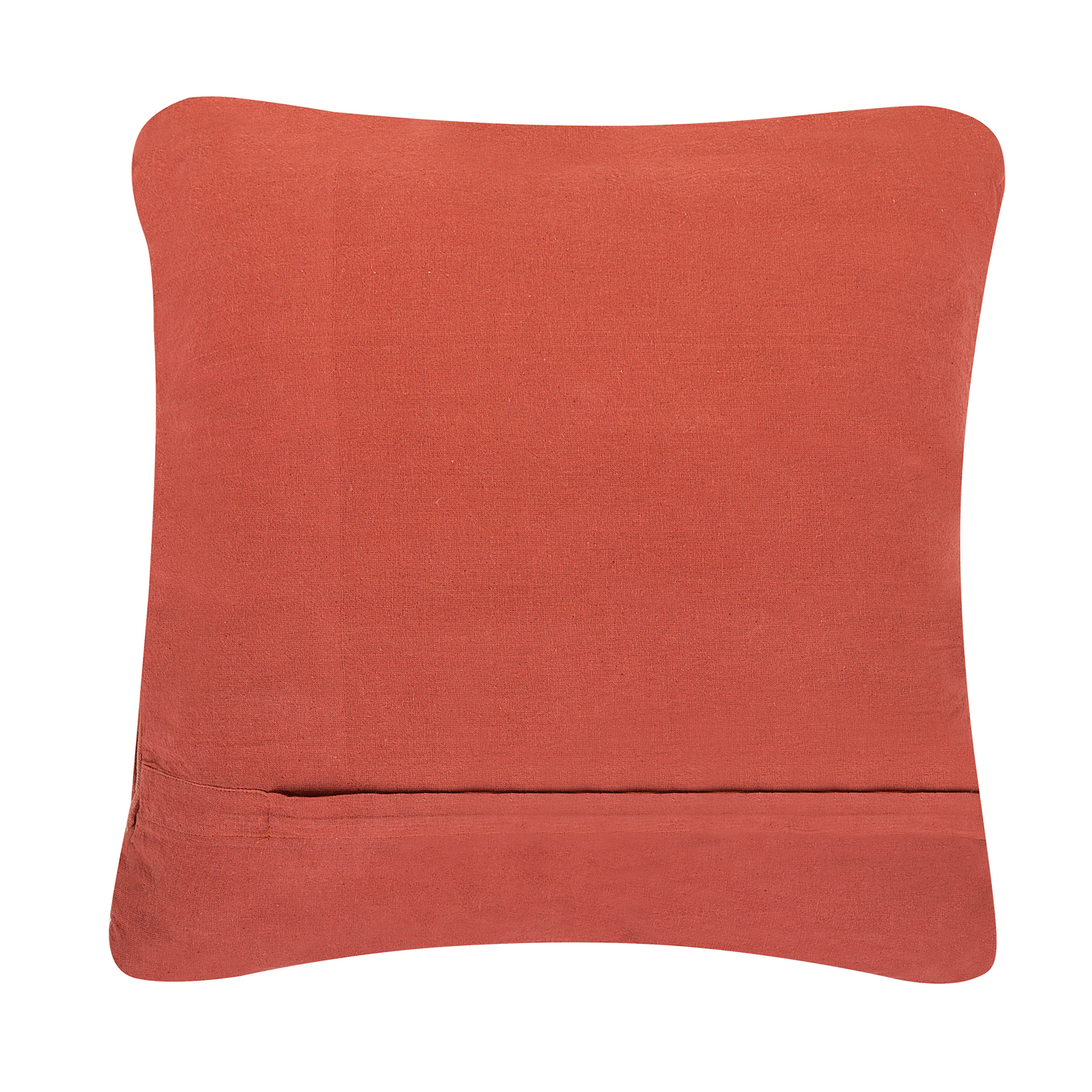Dekokissen 2er Set AKKOY Baumwolle 45 x 45 cm Orange Geometrisches Muster