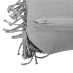 Dekokissen 2er Set KIRIKKALE Baumwolle 30 x 45 cm Grau Geometrisches Muster