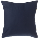 Dekokissen 2er Set MUSCARI Baumwolle 45 x 45 cm Gelb Blau Ikates Muster