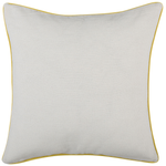 Dekokissen 2er Set CANDYTUFT 45 x 45 cm Gelb Pflanzenmuster