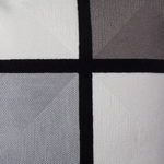 Dekokissen 2er Set WEDELIA Baumwolle 45 x 45 cm Grau Geometrisches Muster