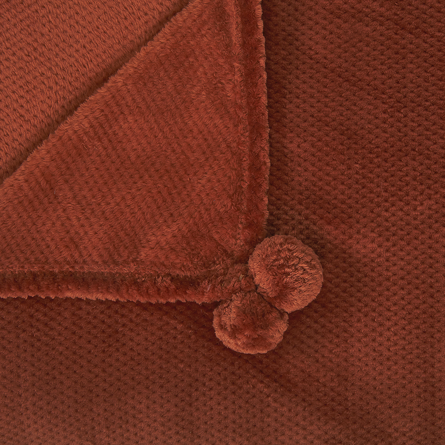 Kuscheldecke SAITLER 200 x 220 cm Goldbraun
