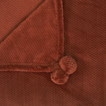 Kuscheldecke SAITLER 200 x 220 cm Goldbraun