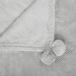 Kuscheldecke SAITLER 150 x 200 cm Hellgrau