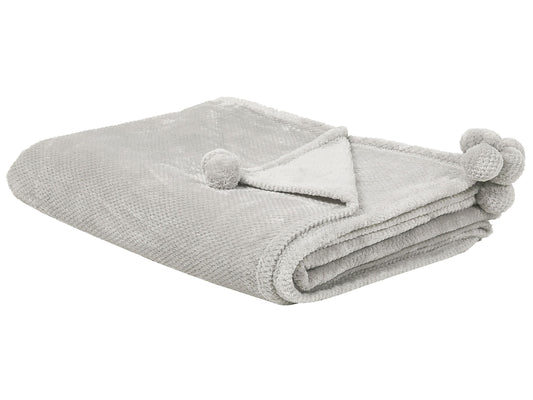 Kuscheldecke SAITLER 200 x 220 cm Hellgrau