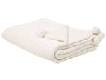 Kuscheldecke SAMUR 200 x 220 cm Cremeweiss