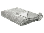Kuscheldecke SAMUR 200 x 220 cm Hellgrau