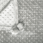 Kuscheldecke SAMUR 200 x 220 cm Hellgrau