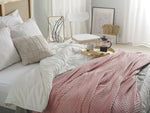 Kuscheldecke SAMUR 200 x 220 cm Rosa