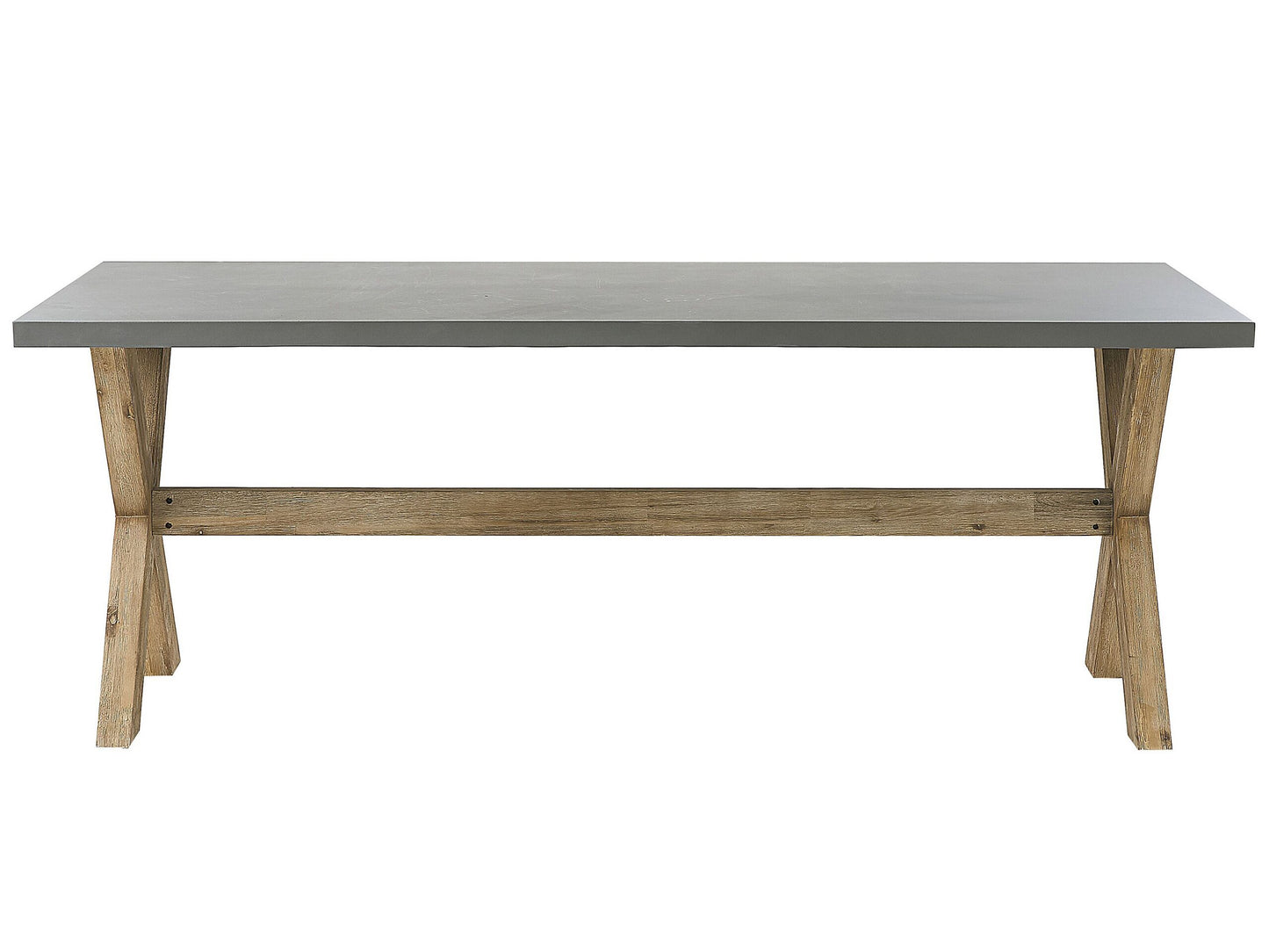 Gartentisch OLBIA 200 cm 100 cm Beton Grau