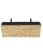 Blumenkübel KAWALA Rattan 60 cm Sandbeige
