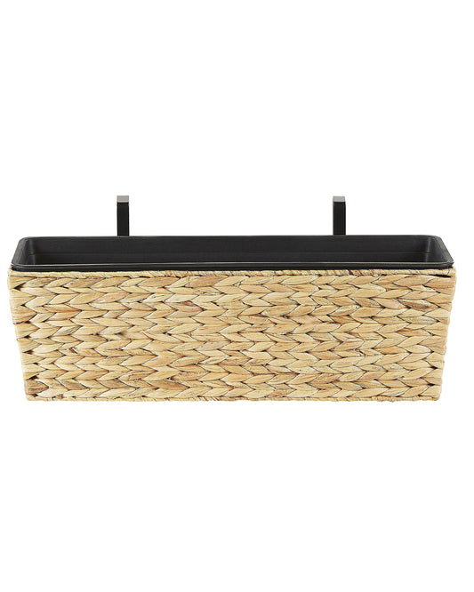 Blumenkübel KAWALA Rattan 60 cm Sandbeige