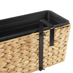 Blumenkübel KAWALA Rattan 60 cm Sandbeige
