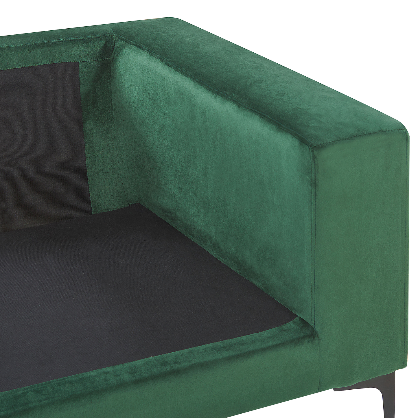 3-Sitzer Sofa Samtstoff grün VADSTENA