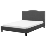 Bett mit Lattenrost Stoff MONTPELLIER 180 x 200 cm LED Bunt