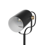 Schreibtischlampe TYRIA verstellbar Metall Schwarz