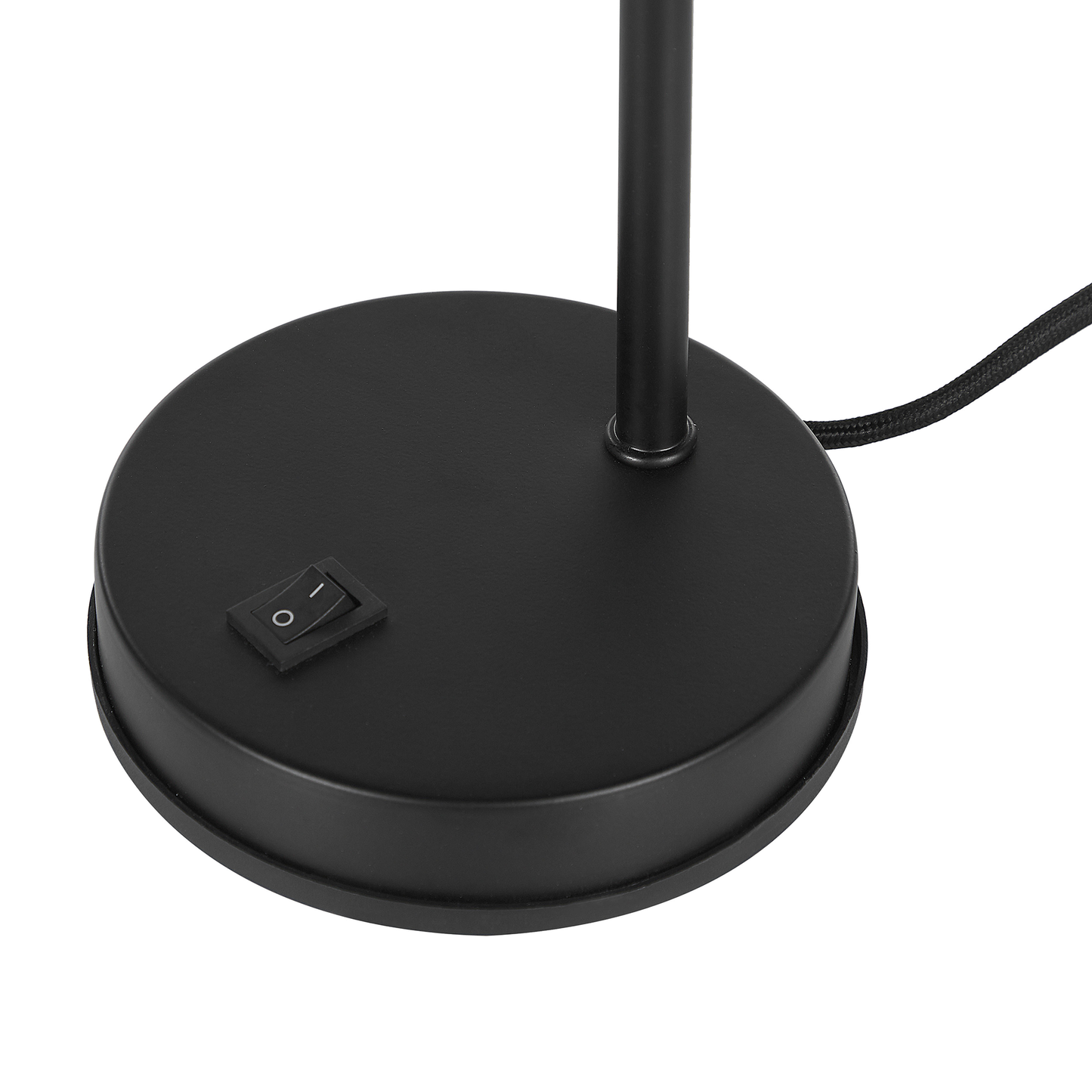 Schreibtischlampe TYRIA verstellbar Metall Schwarz