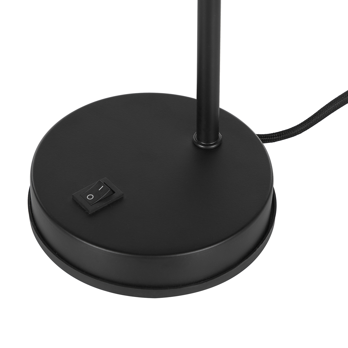 Schreibtischlampe TYRIA verstellbar Metall Schwarz