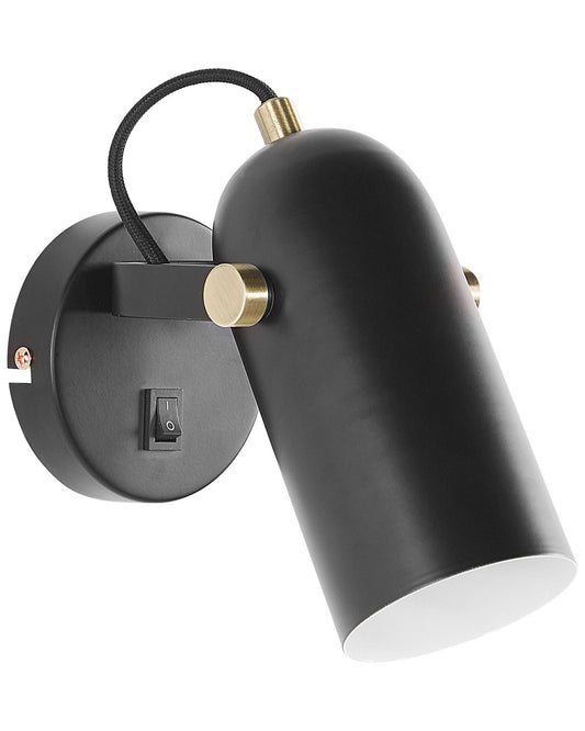 Strahler TYRIA verstellbar Metall Schwarz