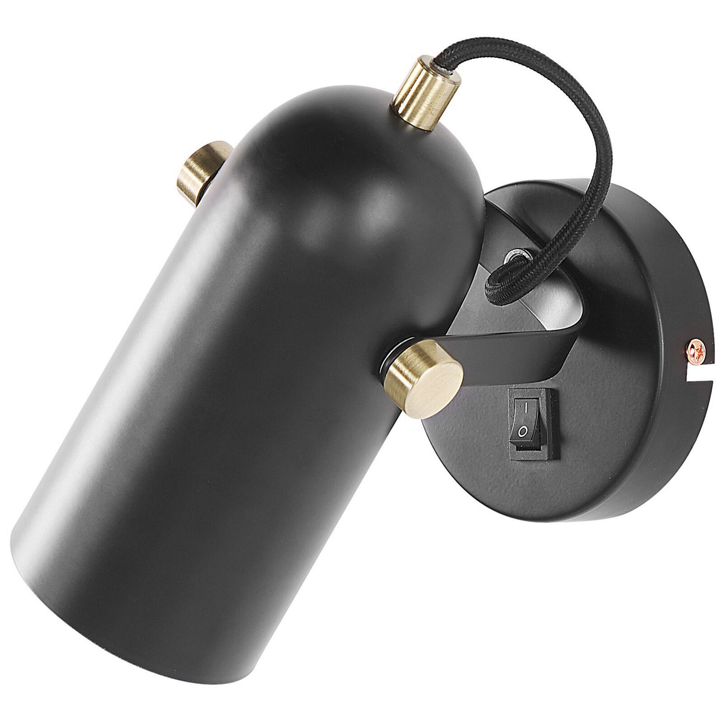 Strahler TYRIA verstellbar Metall Schwarz
