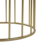 Pouf Samtstoff dunkelgrün 2er Set LUBBOCK