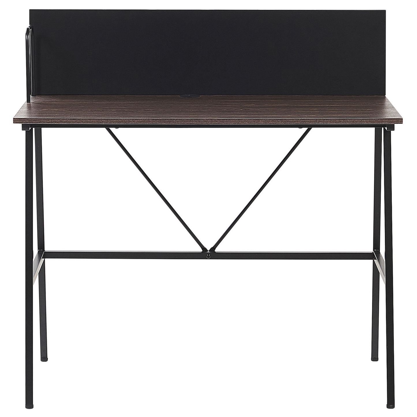 Schreibtisch dunkler Holzfarbton 100 x 50 cm HASTINGS